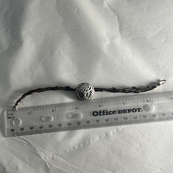 5/ $25 Tree of Life Bracelet leather strap - Picture 4 of 4